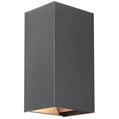 Φωτιστικό Επίτοιχο Απλίκα LED 20W 230V 2000lm CCT Αλουμινίου Ανθρακί IP65 17-05200-19